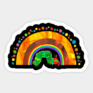 Rainbow Hungry Caterpillar Sticker